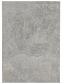 betonszürke szerelt fa TV-szekrény 100 x 35 x 55 cm