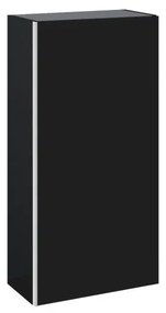 AREZZO design MONTEREY 40 cm-es felsőszekrény (21,6 cm mély)1 ajtóval Matt fekete színben