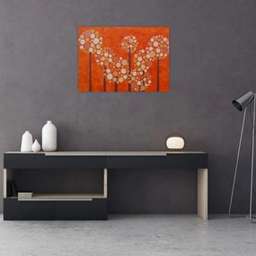 Kép - Narancssárga erdő (70x50 cm)