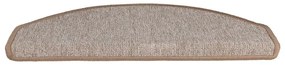 30 db világosbarna lépcsőszőnyeg 65x24x4 cm