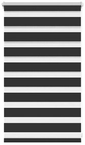 vidaXL Zebra roló 50 x 100 cm Fekete