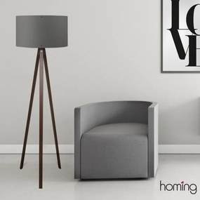 AYD állólámpa 1xE27/40W/230V barna/szürke