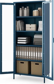 ANGELO vitrin, 800 x 1850 x 450 mm, Modern: gránátszín