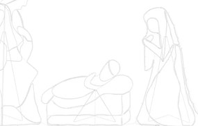 Világító Betlehemi Jelenet 550 LED-del Sokszínű 112 x 72 cm PVC