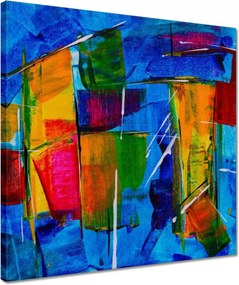 Vászonkép 40x40 Absztrakt Sárkány