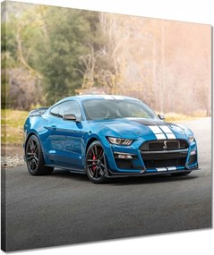 Vászonkép 40x40 Kék Ford Mustang