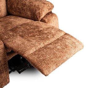 Modern Relaxfotel Vintage Rozsdabarna Bársony Kárpittal. ARTURO