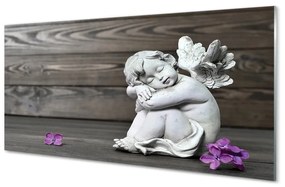 Üvegképek Sleeping angyal virágok táblák 120x60cm