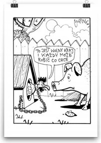 Poszter Demokrácia Szabad Ország Nagy B2 András Tej