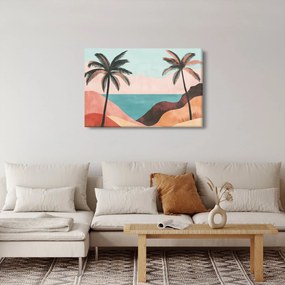 Kép - Pálmafák a tengernél (90x60 cm)