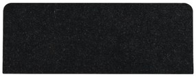 15 db antracitszürke öntapadó lépcsőszőnyeg 65x24,5x3,5 cm