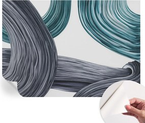 Fotótapéta Fali tapéta Hálószobába és Nappaliba Folyékony vonalak 208x146 cm