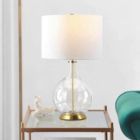 Elstead modern asztali lámpa orb sárgaréz elsorb-clear-ab-wht