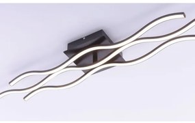 Leuchten Direkt 15166-18 - LED Felületre szerelhető csillár WAWE LED/28W/230V fekete