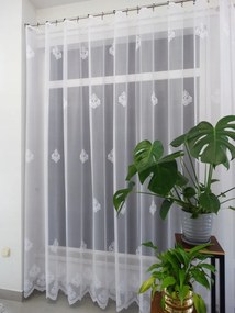 Mg Függöny jacquard 33009 Fehér 250cm magas lengyel 1,6m