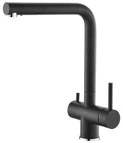 ALVEUS 1139808 - Mosogató csap AGUILA 33,3 cm gránit/fekete