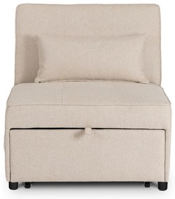 Ágyazható Fotel Bézs Színben. IBERIS 80 cm