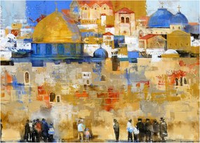 Kép - siratófal, Jerusalem, Israel (70x50 cm)