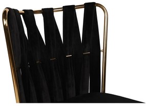 Kusakli Black and Gold étkezőszék szett, 2 db, 2 db