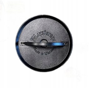 Öntöttvas grillprés, kerek