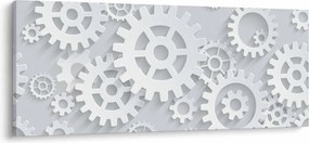 Kép - fogaskerekek (120x50 cm)