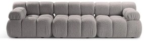 Világosszürke buklé moduláris kanapé 282 cm Bellis – Micadoni Home
