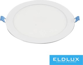 UNIVERSO Kör alakú süllyesztett LED panel 24w 2400lm CCT/kap. 120° IP20 Fehér D296mm kivágás:D281mm 3év