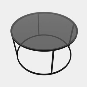 Dohányzóasztal STARTIS 60x43 cm fekete