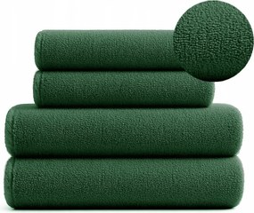 4DB-OS Pamut Törölköző Szett 4DB 2X70X140 2X50X90 Zöld