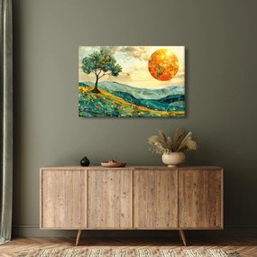 Kép - Tájkép illusztráció (90x60 cm)