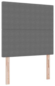 Egyszerű Tervezésű Fejtámla Világosszürke 80 cm Kordbársony Szövet