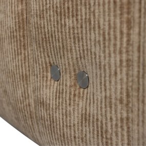 Világosbarna állítható kordbársony relaxációs fotel Hein – WOOOD