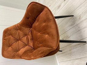 Cherry Velvet étkezőszék fahéj