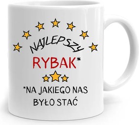 Horgász Ajándék Bögre A Legjobb Halász fényképes nyomtatással