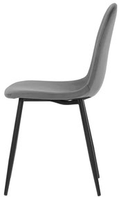 Szürke Bársony Étkezőszék. CT-971 GREY4