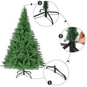 Deuba Mesterséges karácsonyfa 180 cm + állvány