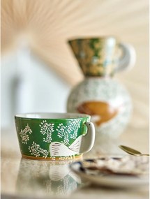 Zöld kőedény leveses tálka 460 ml Hezha – Bloomingville