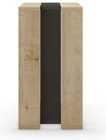 Tárolóasztal tölgyfa dekorral 40x30 cm Macha – Marckeric