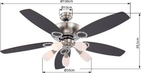 GLOBO 0337 JERRY Ventilátoros lámpa IP20