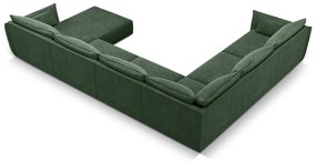 Sötétzöld sarokkanapé (bal oldali) Vanda – Mazzini Sofas