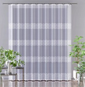 Mg Függöny jacquard 628/137 Fehér 400x250cm készre varrva Bt M