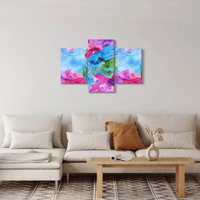Kép - Színes hullámok (90x60 cm)
