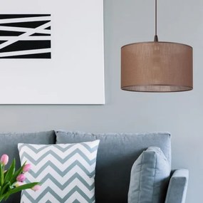 LED Csillár zsinóron NOEL 1xE27/60W/230V barna