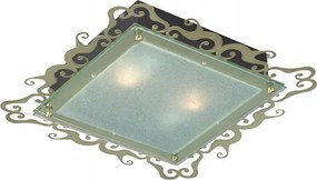 Casablanca Plafon 2X60W E27 38cm patinás négyzet