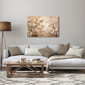 Kép - Vintage madár festmény II. (90x60 cm)