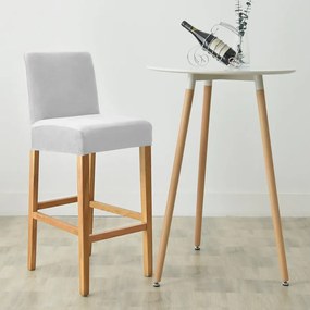 BárszékHuzat (bársonyos, világosszürke)