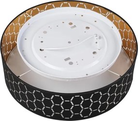 Mennyezeti lámpatest ULLE 2xE27/15W/230V átm. 45 cm fekete
