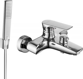 Mexen Axel R72 kád csaptelep zuhanyszettel, króm - 7383R72-00