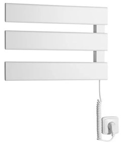 Aqualine Aqualine - Elektromos törölközőszárító ELVIS 50W/230V 34,2 cm fehér jobb SH0349