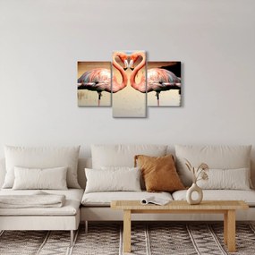 Kép - két flamingó (90x60 cm)